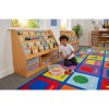 Milan Tiered Bookcases with 6 Coloured Trays