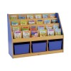 Milan Tiered Bookcases with 3 Coloured Trays