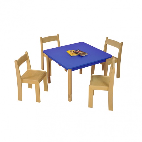Height Adjustable Coloured Square Tables