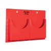 A4 Filapocket x 2 pockets - Red