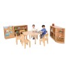 Beechwood Hexagon Tables