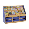 Milan Tiered Bookcases with 6 Coloured Trays