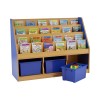 Milan Tiered Bookcases with 3 Coloured Trays