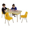 Thrifty Yellow Rectangular Tables