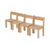 Beechwood Stackable Chairs Natural
