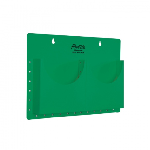 A4 Filapocket x 2 pockets - Green