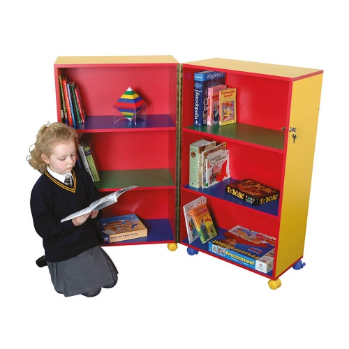 Mobile Fold Away Bookcase