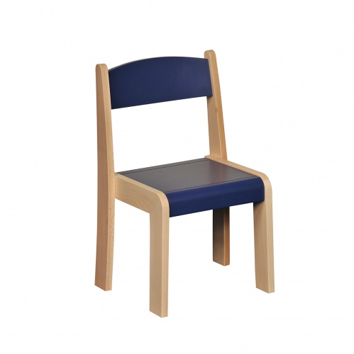Beechwood Stackable Chairs Blue