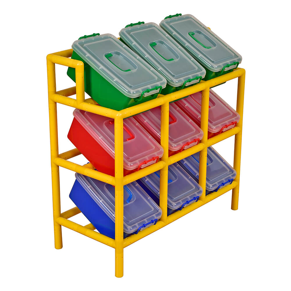 9 Bin Tilt Storage