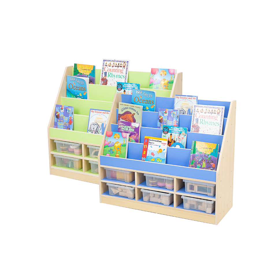 Pastel Book Storage Units