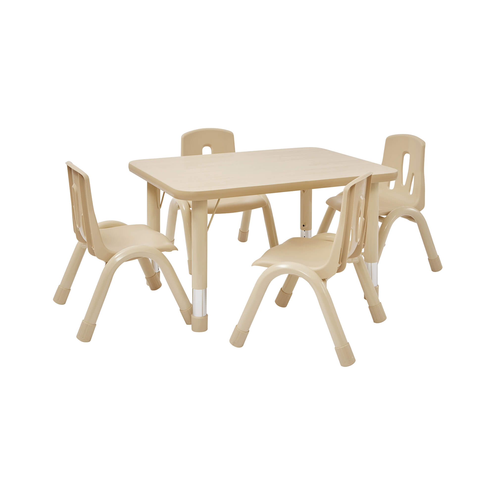 Elegant Rectangle Table & 4 Chairs | Profile Education