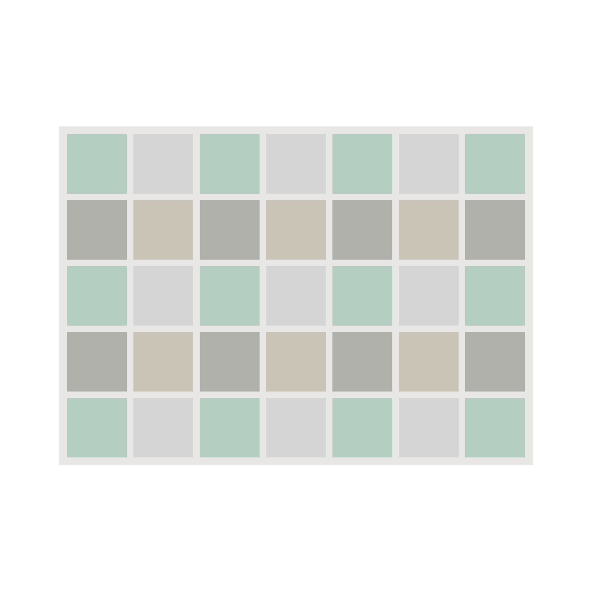 Neutral Squares Rug